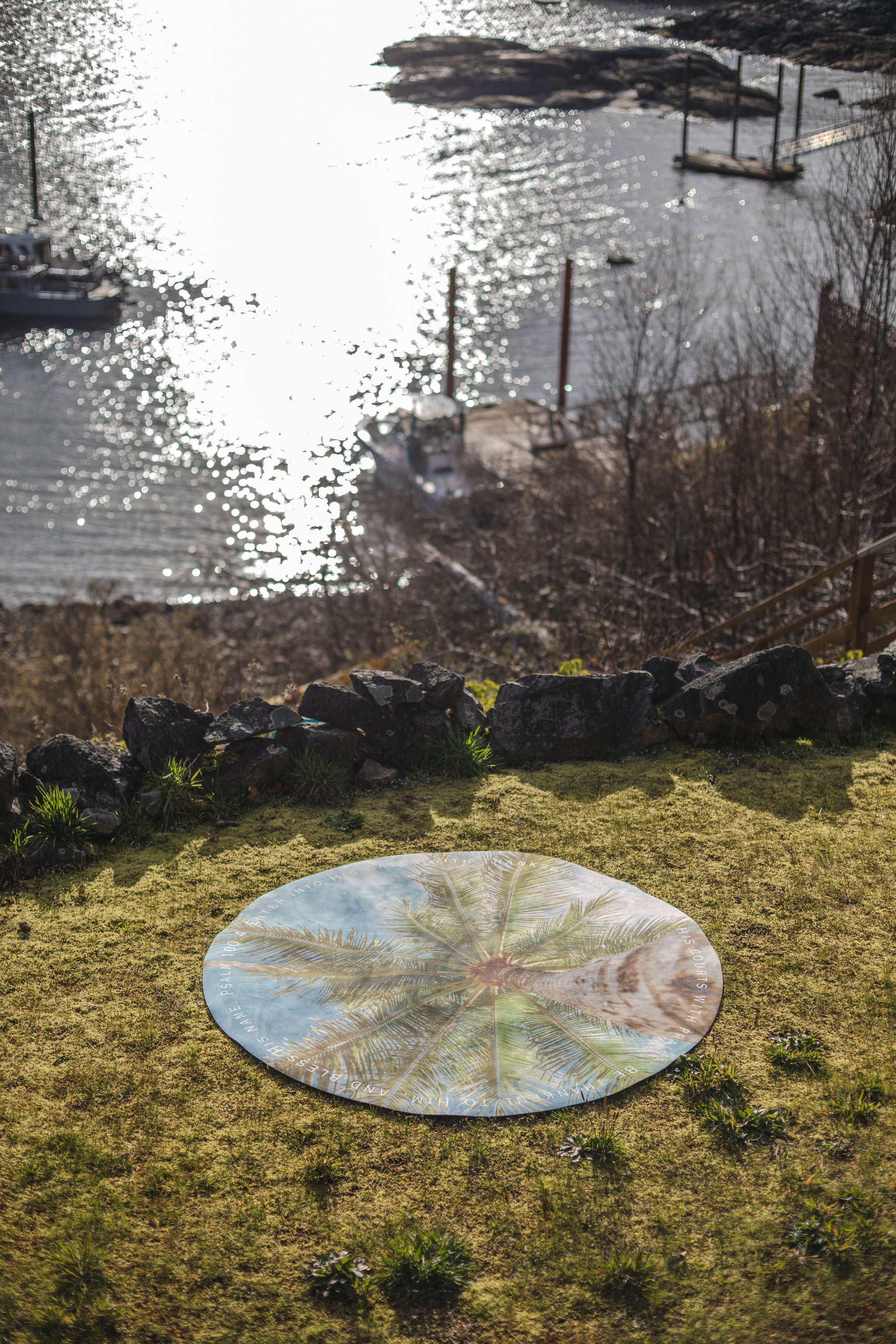 Natural Round Yoga movement Mat Canada Online
