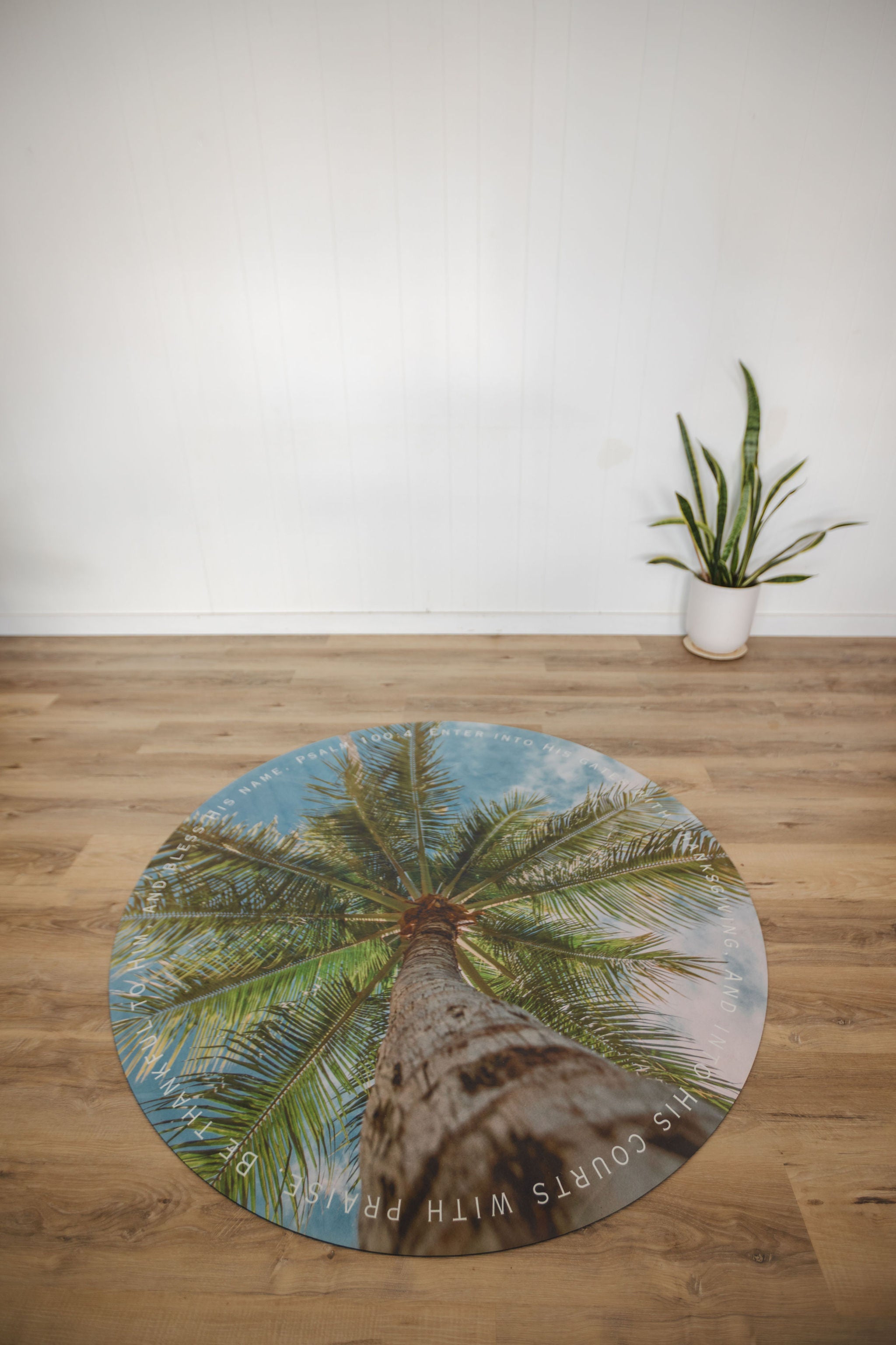 Natural Round Yoga movement Mat Canada