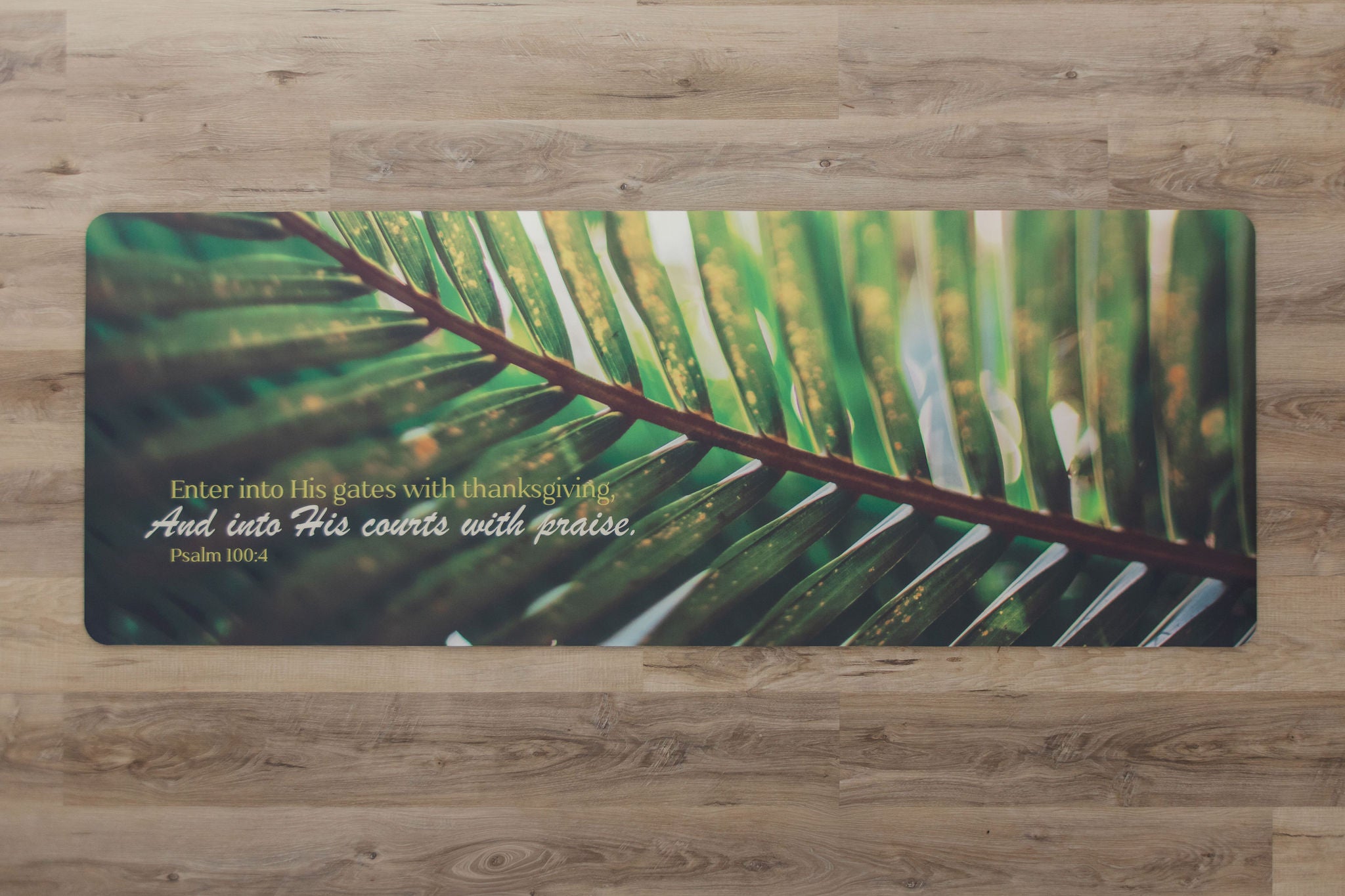 natural fitness yoga mat