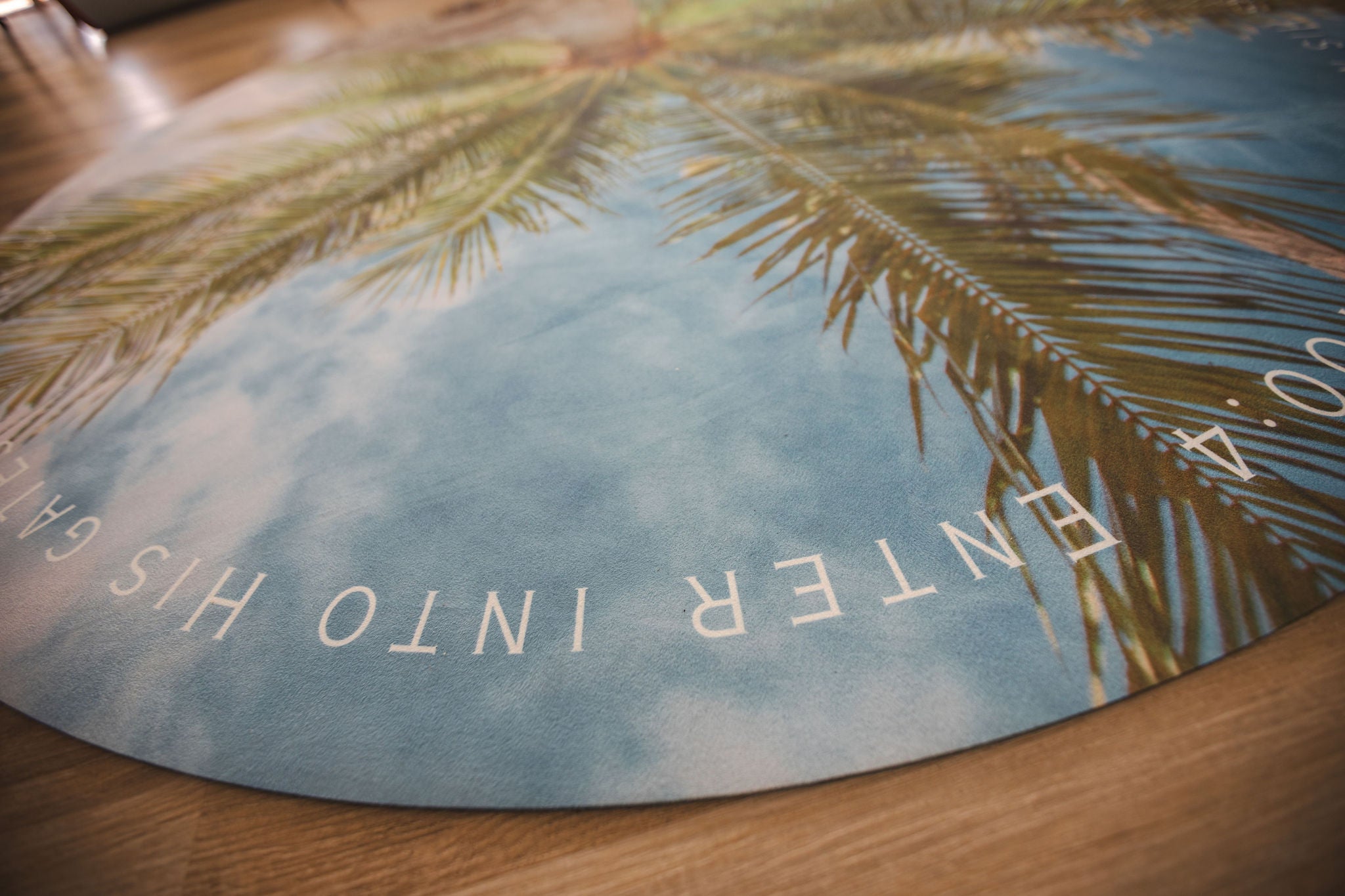 Natural Round Yoga movement Mat Canada Online