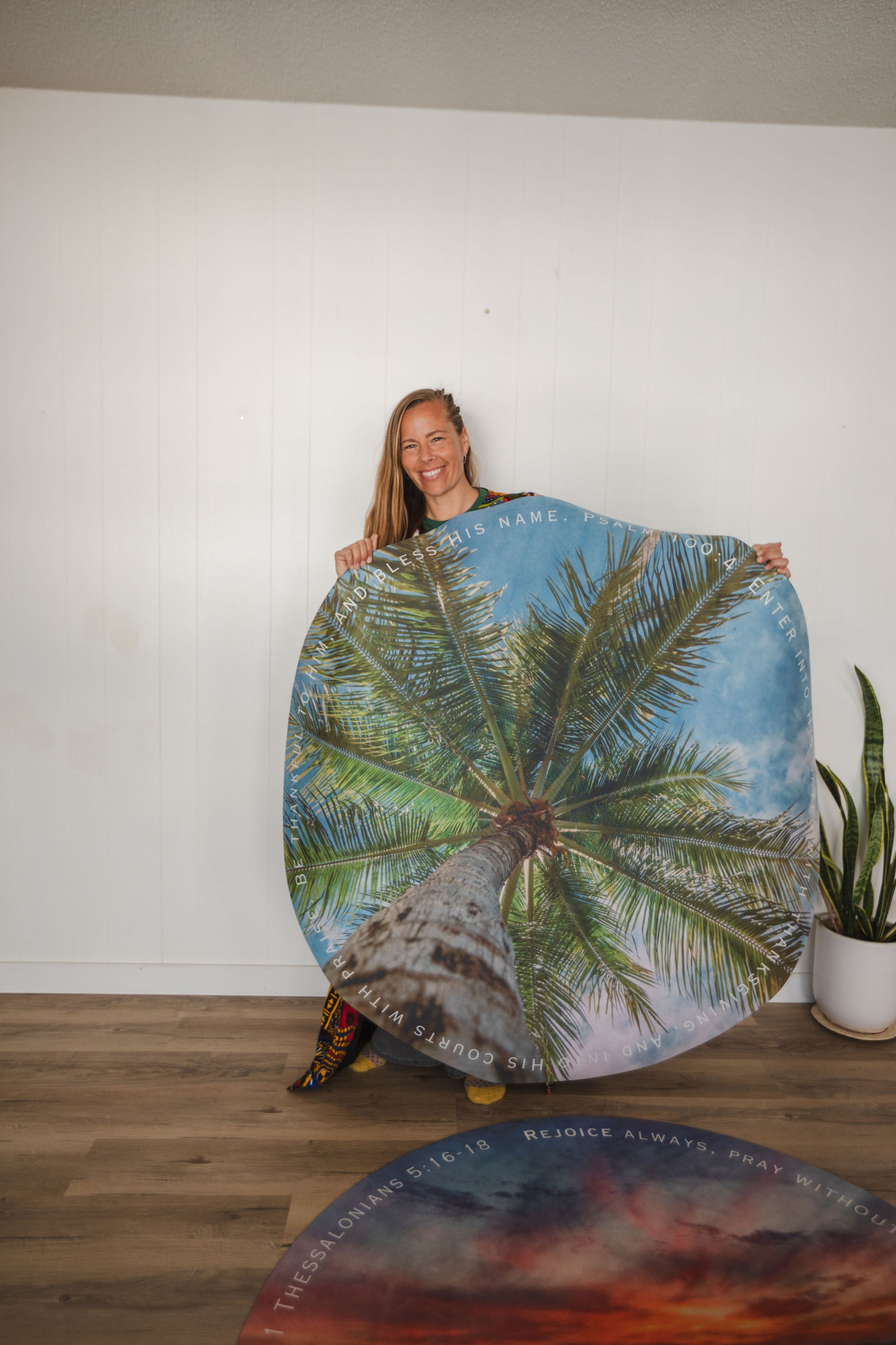 Natural Round Yoga movement Mat Canada Online