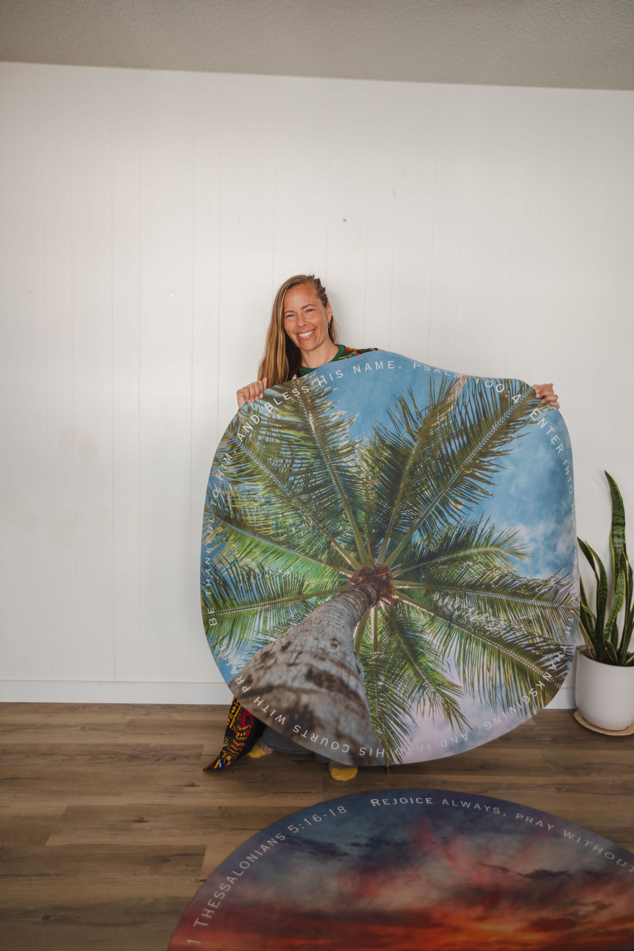 Natural Round Yoga movement Mat Canada Online
